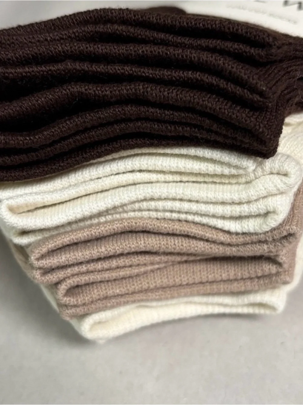 New Nine West Socks Women’s 10 Pair Brown & Tan Low Cut Socks Casual Activewear